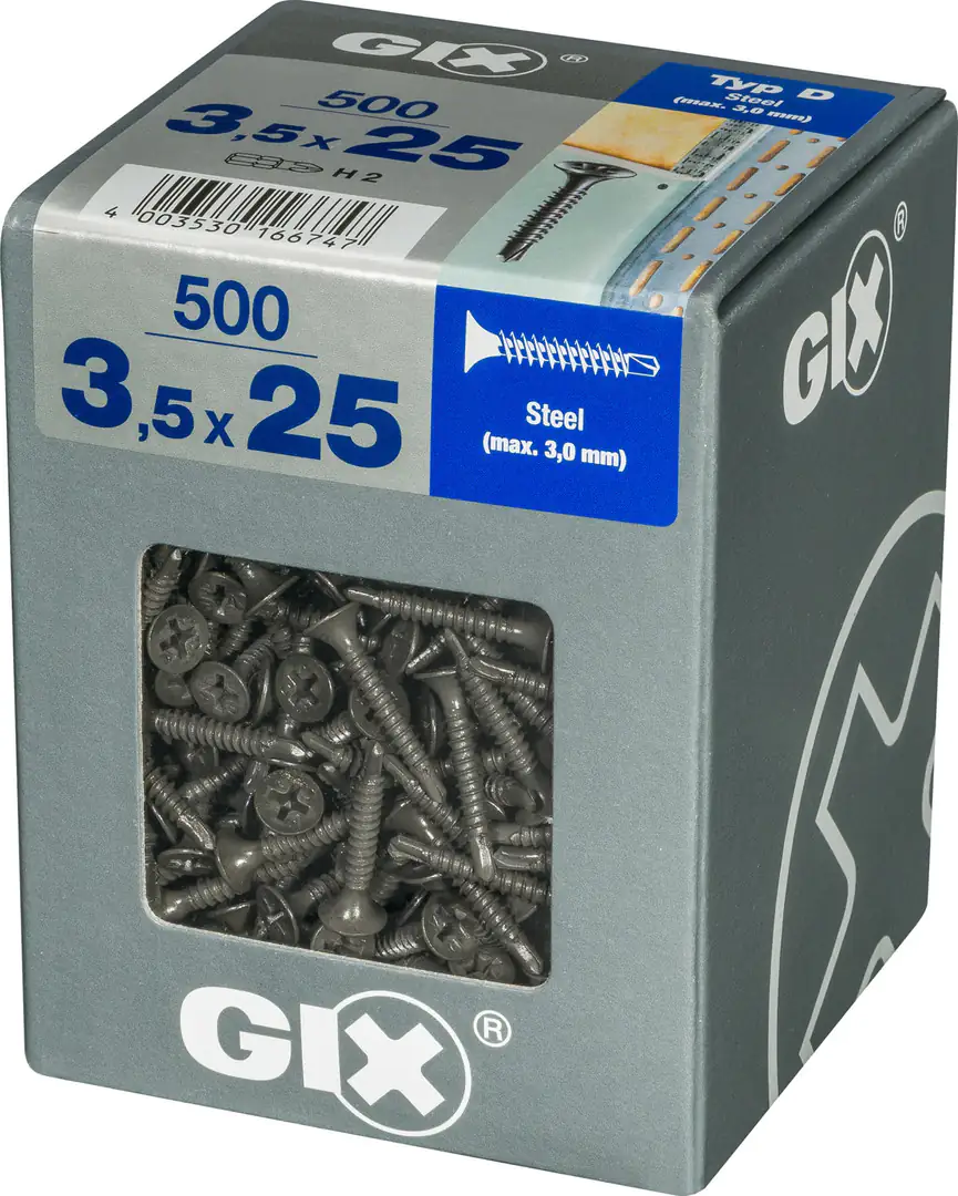 Spax Schnellbauschrauben 3.5 x 25 mm PH 2 - 500 Stk.