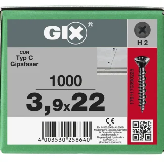 Spax Trockenbauschrauben 3.9 x 22 mm PH 2 - 1000 Stk.