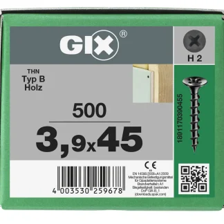 Spax Trockenbauschrauben 3.9 x 45 mm PH 2 Grobgewinde - 500 Stk.