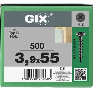 Spax Trockenbauschrauben 3.9 x 55 mm PH 2 Grobgewinde - 500 Stk.