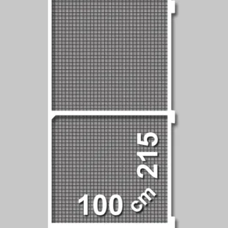 Schellenberg Fliegenschutz-Tür PREMIUM 100 x 215 cm Anthrazit/weißweiß kürzbar