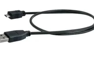 Schwaiger Micro USB Sync & Ladekabel 1 m, schwarz