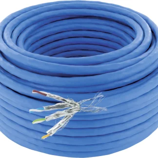 Schwaiger Netzwerkkabel CAT 8.1 (S/FTP) 25 m blau