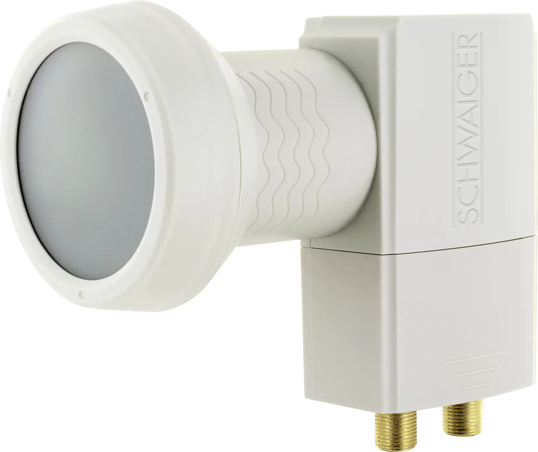 Schwaiger Twin LNB digital hellgrau, 2 Teilnehmer