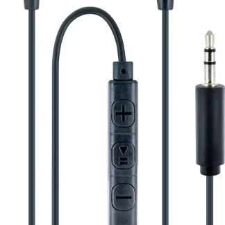 Schwaiger Kopfhörer In-Ear schwarz Mikrofon, Klinkenanschluss