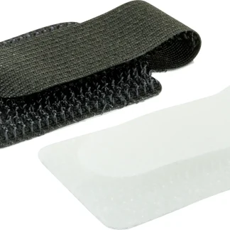 Schwaiger Wand-Clips Set Klettband 5x weiß, 5x schwarz