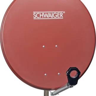 SCHWAIGER Aluminium Offset Antenne 73 cm ziegelrot Ø 73 cm