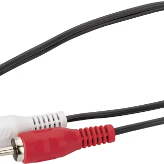 Schwaiger Audio Adapter CIK8320 533 Kabel Cinch schwarz, 0,2m, 1x Cinch Stecker / 2x Cinch Buchse