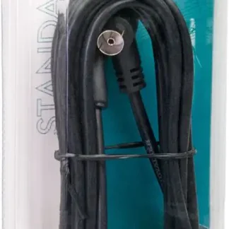 Schwaiger Antennen Anschlusskabel KVKW30 532 (75dB) weiß, 3,0m, 90° gewinkelt, 1x IEC Stecker / 1x I