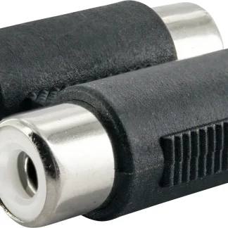 Schwaiger Audio Adapter CIK8220 533 Cinch schwarz / silber, 2x Cinch Buchse / 2x Cinch Buchse
