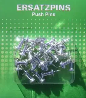 Vigo Pins für Pinn- und Magnettafeln 25er Pack, chrom