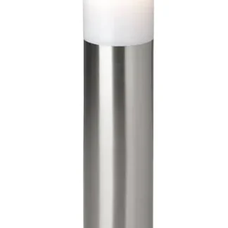 Brilliant Sockelleuchte Chorus edelstahl 51 x 7,5 cm E27, dimmbar