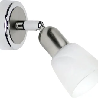 Brilliant 1er Spot Sofia eisen-chrom 8 x 19 cm E14, max. 40 W