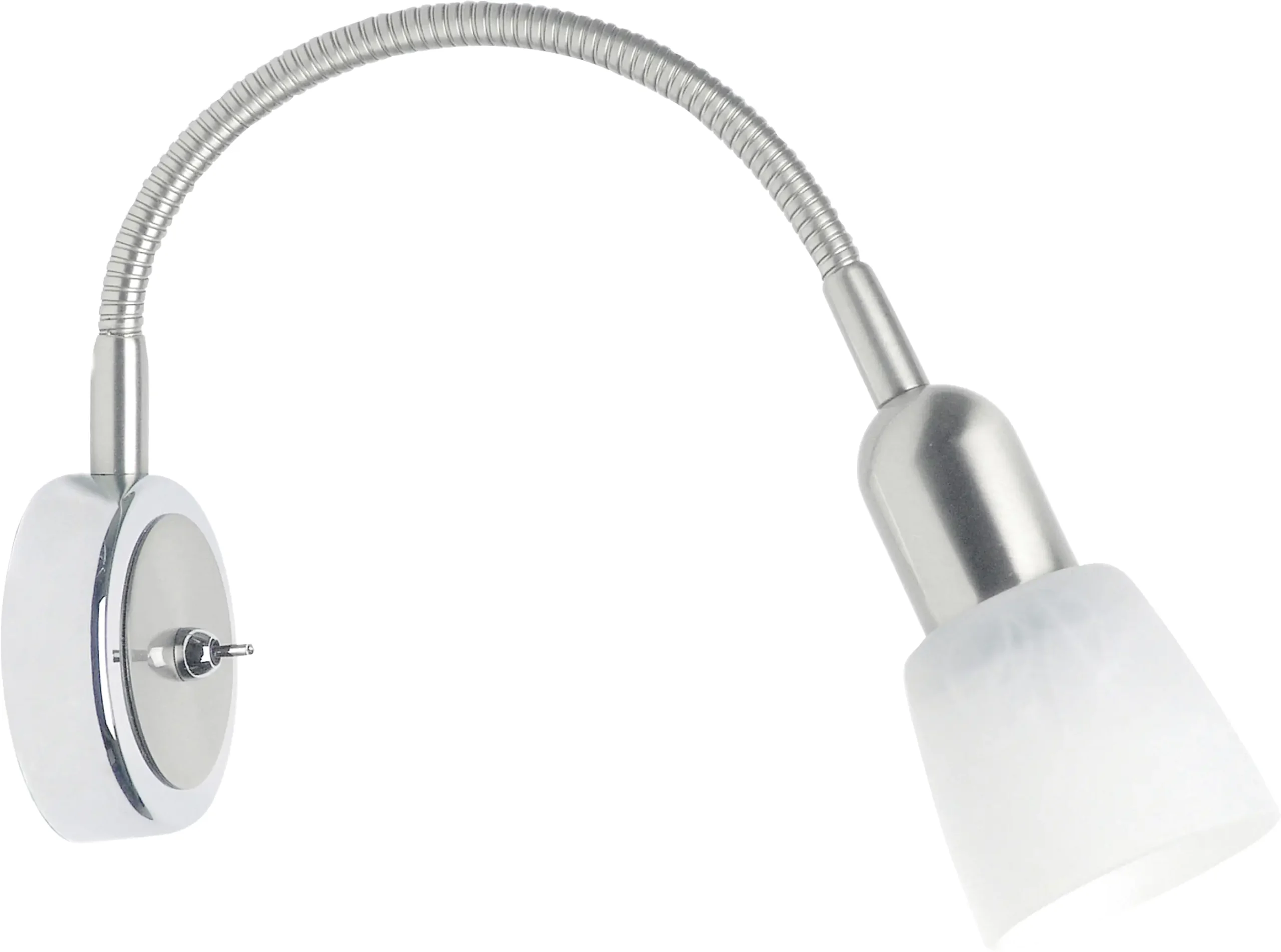 Brilliant Wandspot Sofia eisen-chrom 37 x 9 cm E14 max. 40 W mit Schalter