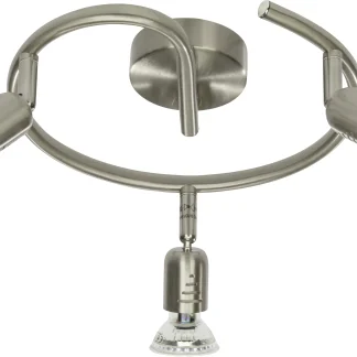 Brilliant 3er Spot Spirale Loona eisen Ø 24 cm GU10, eisen, warmweiß