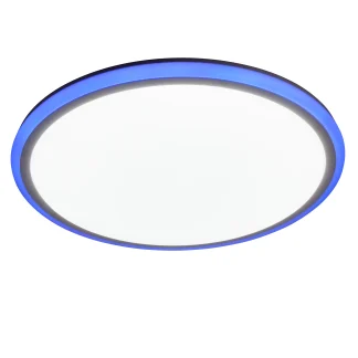 Brilliant LED Deckenleuchte Tizian weiß, mit Fernbedienung