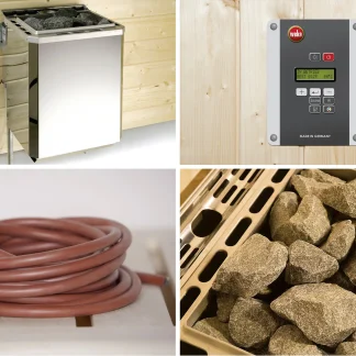 weka Elementsauna HALMSTAD Gr. 2 Sparset 7,5 kw