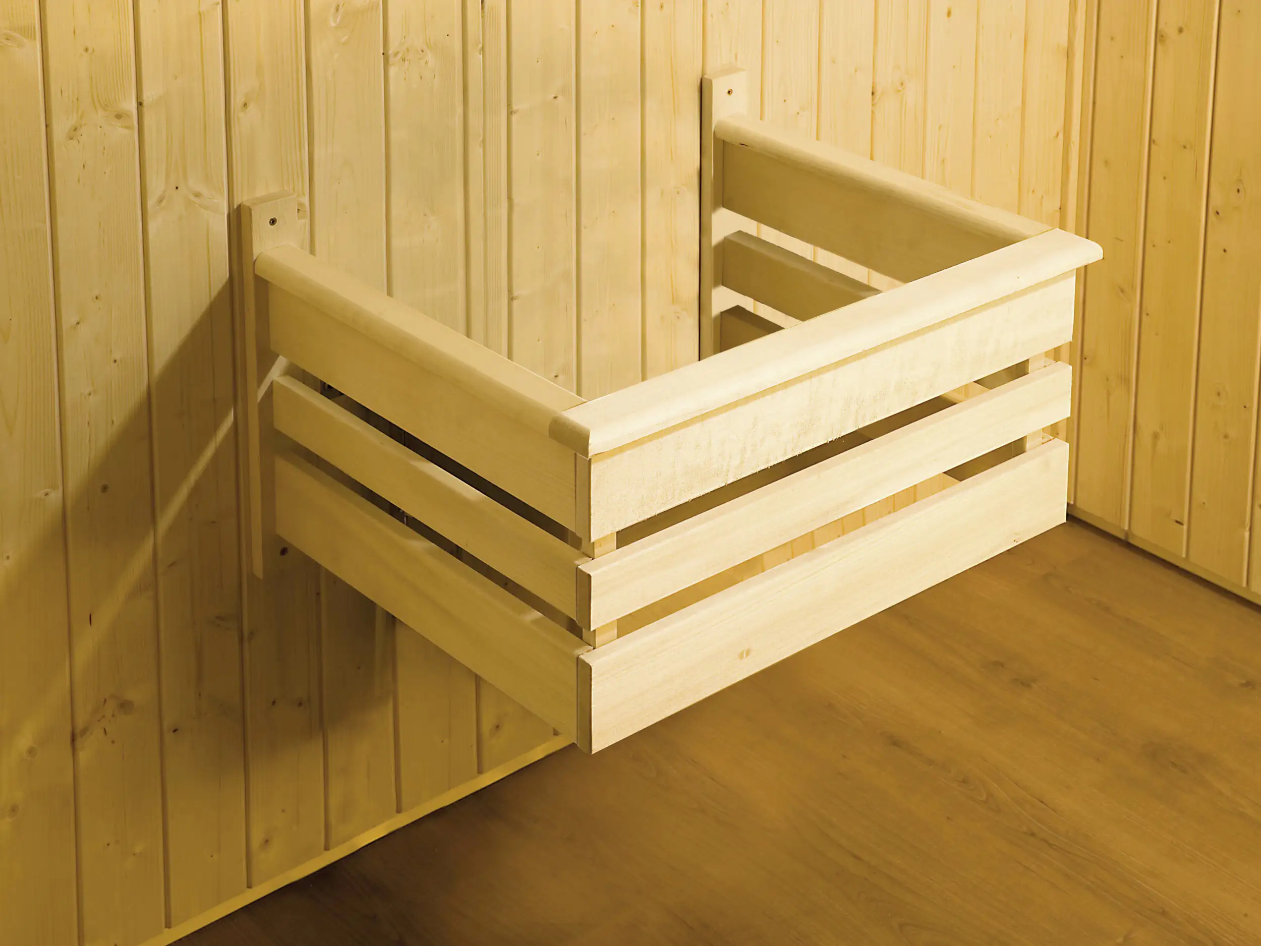 weka Elementsauna VARBERG Eck Gr. 2 Sparset 7,5 kw OS