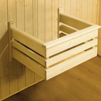 weka Premium Massivholz-Elementsauna Kemi Eck Gr. 2 Sparset 7,5 kW BioS