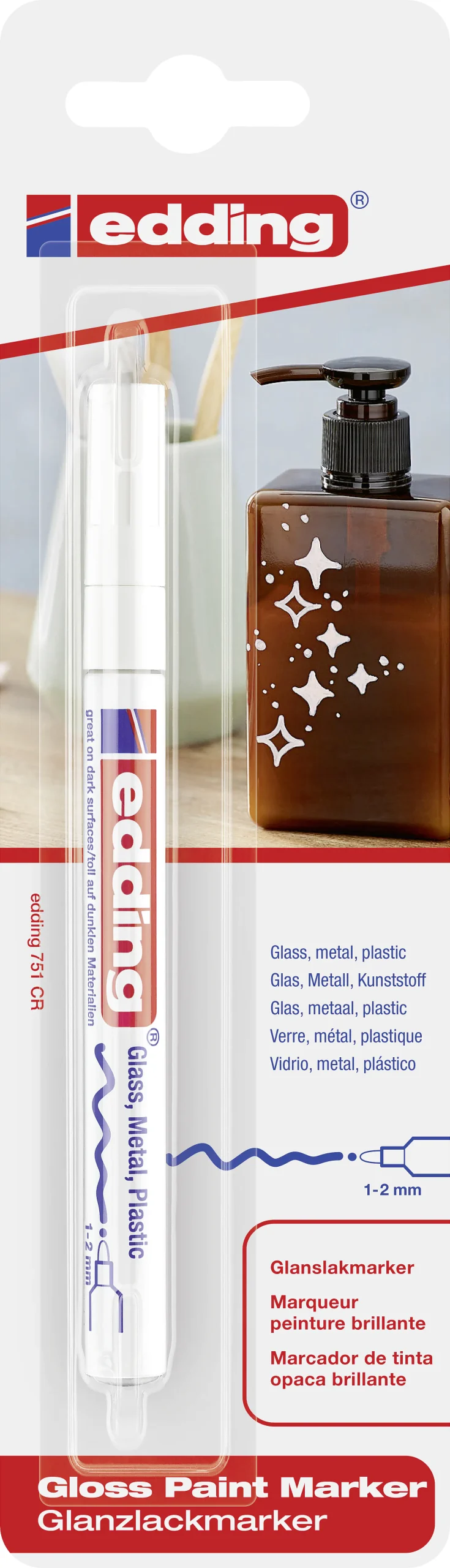 edding 751 gloss paint marker weiß