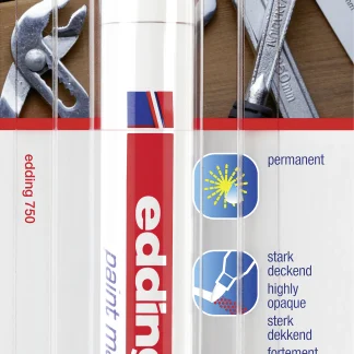 edding 750 paint marker weiß