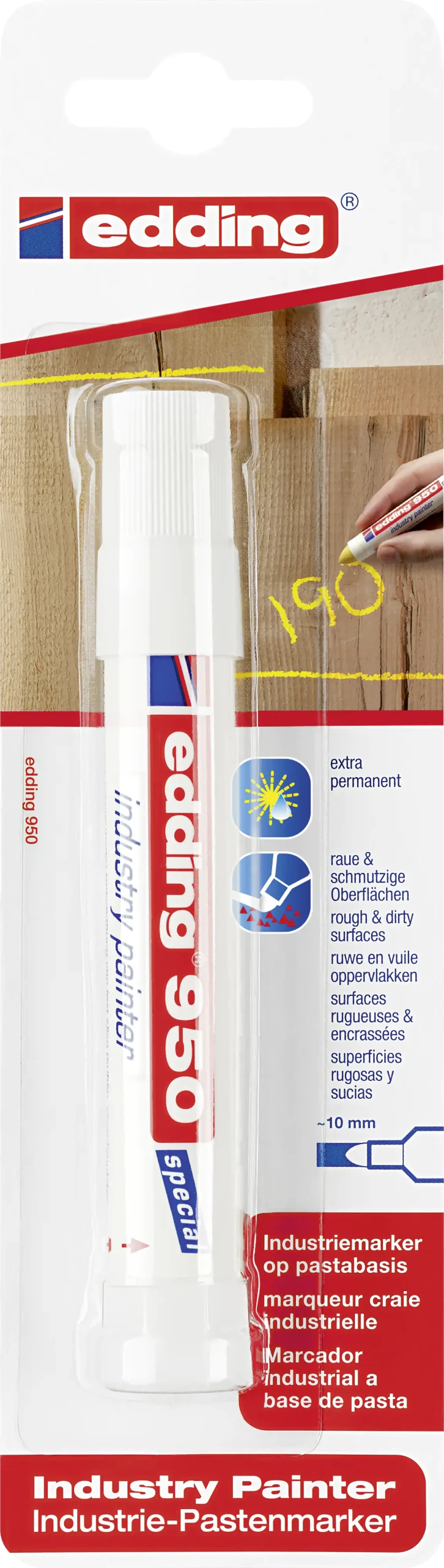edding 950 industry painter weiß
