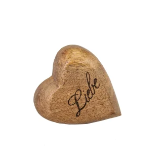 Riffelmacher Herz aus Holz zum Legen Liebe, 7,5 x 4 x 8 cm