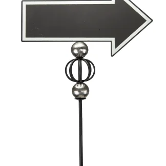 Riffelmacher Gartenstecker Pfeil rechts beschriftbar 22 x 99 cm