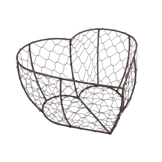 Riffelmacher Korb Herzform 26 x 13,5 cm
