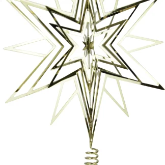 Riffelmacher Baumspitze Metall 33 cm gold