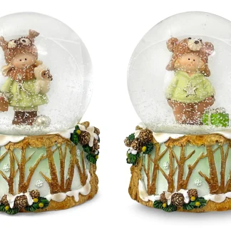 Riffelmacher Schneekugel Motiv Kind Ø 8,5 cm