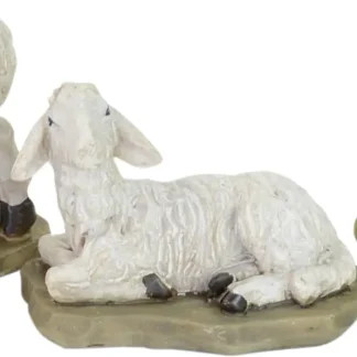 Riffelmacher Krippenzubehör Schafe stehend und liegend 4,5-6 cm 3 teilig