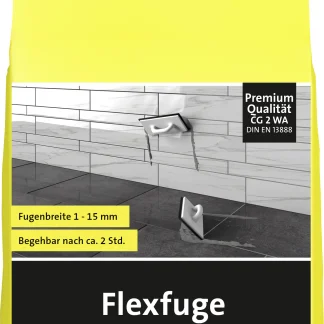 Sakret Flexfuge 1 - 15 mm dunkelgrau 1 kg