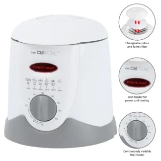 Clatronic Fritteuse FFR 2916 1 L Fassungsvermögen