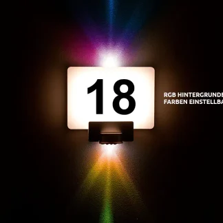 Link2Home WiFi LED Hausnummer-Leuchte 10W weiß