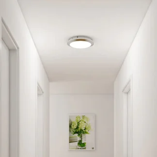 Link2Home WiFi LED Deckenleuchte 30W silber
