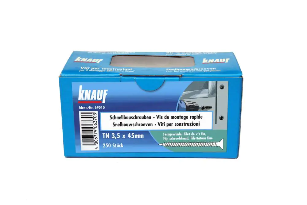 Knauf Schnellbauschrauben 3,5 x 45 mm, PH 1, 250 Stück