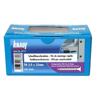 Knauf Schnellbauschrauben 3,9 x 35 mm, PH 1, 250 Stück