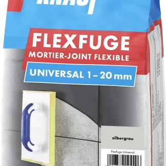 Knauf Fugenmörtel Flexfuge Universal 1 - 20 mm silbergrau 1 kg