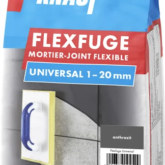 Knauf Fugenmörtel Flexfuge Universal 1 - 20 mm anthrazit 1 kg