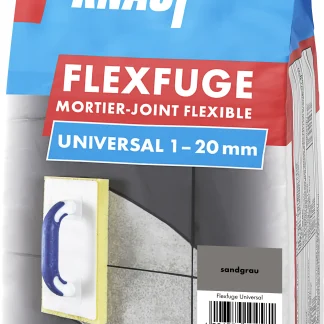 Knauf Fugenmörtel Flexfuge Universal 1 - 20 mm sandgrau 1 kg