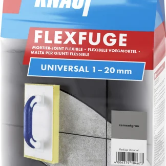 Knauf Fugenmörtel Flexfuge Universal 1 - 20 mm zementgrau 5 kg