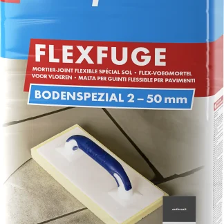 Knauf Fugenmörtel Flexfuge Bodenspezial 2 - 50 mm anthrazit 15 kg