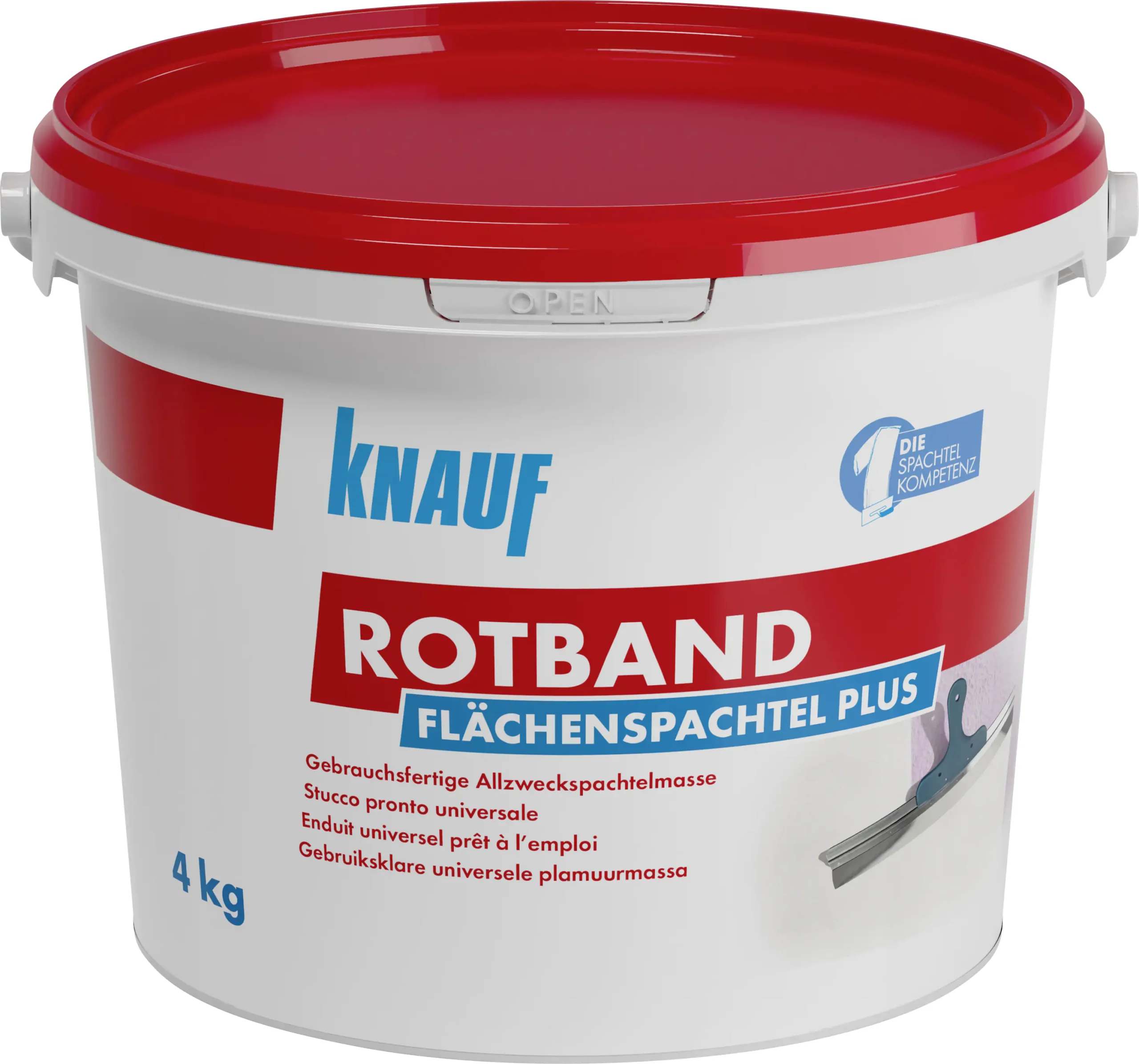 Knauf Rotband Flächenspachtel Plus 4 kg