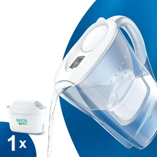 Brita Tischwasserfilter Marella weiss, 2,4 l Füllmenge