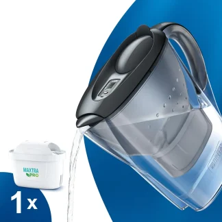 Brita Tischwasserfilter Marella graphit, 2,4 l Füllmenge