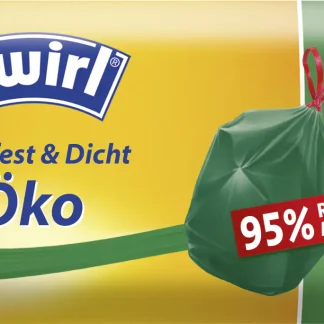 Swirl Öko-Müllbeutel mit Tragegriff 20 L 18 Stück