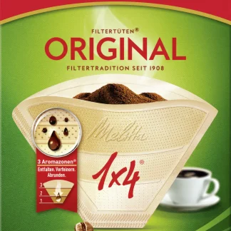 Melitta Filtertüten Original braun 1x4, 80 Stück