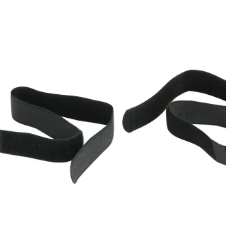 Nespoli Klettgurte 2 x 30 cm schwarz 2 Stück