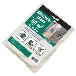 Allzweckplane 4 x 12,5 m, transparent